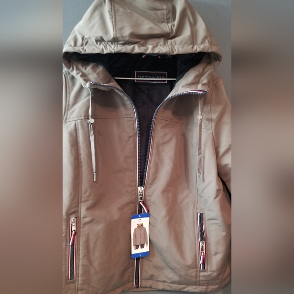 Women's Tommy Hilfiger Grey L Coat - Picture 4 of 11